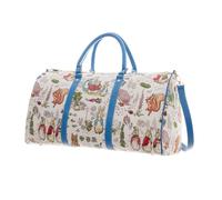 Signare Classic Peter Rabbit Woven Tapestry Travel Duffle Overnight Weekend Bag - One Size | Carry On Hand Luggage Sports Gym
