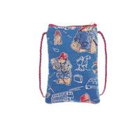 Signare Tapestry Mini Crossbody Phone Bag, Ladies Purse for Phone, Mobile Phone Bag, Phone Purse, Smart Phone Bag (Paddington Bear Blue)