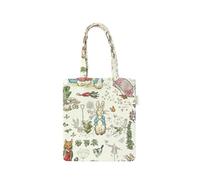 Signare Tapestry Mini Flat Tote Bag Woven Tapestry Design (FLATMN-) (Peter Rabbit)