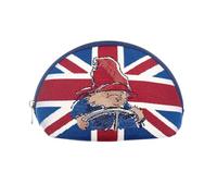 Signare Tapestry Paddington Bear Union Jack Ladies Small Cosmetic Make-Up Bag for Women, Ideal for Travel, Vegan Eco-Friendly Woven Fabric