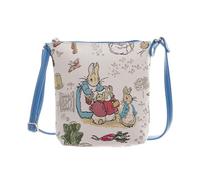 Signare Tapestry Peter Rabbit & Flopsy, Mopsy and Cotton-Tail Sling Bag Shoulder Bag Crossbody Bag Cute Small Bag for Ladies (Peter Rabbit)