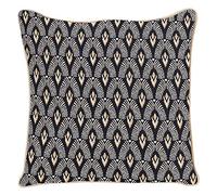 Signare Tapestry Pillow Case 18 x18 inches Decorative Pillows for Couch with Luxor Art Deco Style