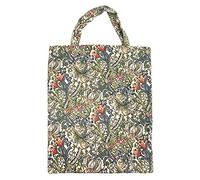 Signare Tapestry Reusable Grocery Eco-Friendly Shopping Tote Bag with William Morris Design