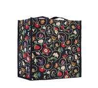 Signare Tapestry Shoulder Bag Shopping Bag for Women with Garden Flower and Creatures (Jacobean Dream; SHOP-JACOB)