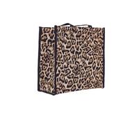 Signare Tapestry Shoulder Bag Shopping Bag (Leopard Print)
