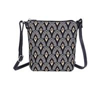 Signare Tapestry Small Crossbody Bag Sling Bag for Women with Floral Designs (Art Decor - Luxor)
