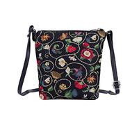 Signare Tapestry Small Crossbody Bag Sling Bag for Women with Vintage Designs (Jacobean Dream, SLING-JACOB)