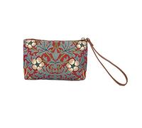 Signare Tapestry Small Wristlet Clutch Bag for Women, Ladies Wristlet Purses with Wrist Strap & Zip Closure