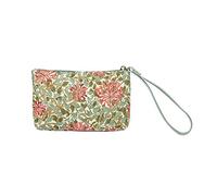 Signare Tapestry Small Wristlet Clutch Bag for Women, Ladies Wristlet Purses with Wrist Strap & Zip Closure (Honeysuckle, WRIS-HONEY)