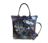 Signare Tapestry Tote Bag, Foldable Design 18 different patterns (FOLD) (Greyfriairs Kirkyard)