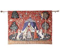 Signare Tapestry Wall Hanging Wall Arts Inspired Lady The Lady and the Unicorn, A Mon Seul Desir (138cm x 103cm)