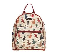 Signare Tapestry women Backpack Casual Daypack Colourful Cheeky Cats (DAPK -CHEKY), M, Cheek Cat