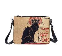Signare Tapestry Women Bags inspired by Theophile Steinlen, Le Chat Noir (XB02-ART-TS-CHAT)