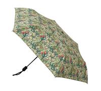 Signare UV Umbrella for Sun Protection SPF 50, Automatic Folding Rain & Sun Umbrella with One-Button Open and Close Mechanism, Lightweight and Compact Design - Golden Lily (UM-AUTO-GLILY)