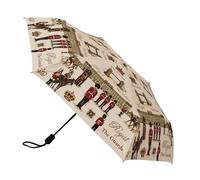 Signare UV Umbrella for Sun Protection SPF 50, Automatic Folding Rain & Sun Umbrella with One-Button Open and Close Mechanism, Lightweight and Compact Design - Royal Guard (UM-AUTO-RGD)