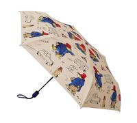 Signare UV Umbrella for Sun Protection SPF 50, Automatic Folding Rain & Sun Umbrella with One-Button Open and Close Mechanism, Lightweight and Compact Design -Paddington Bear (UM-AUTO-PADDBL)