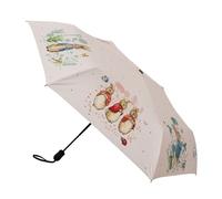 Signare UV Umbrella for Sun Protection SPF 50, Automatic Folding Rain & Sun Umbrella with One-Button Open and Close Mechanism, Lightweight and Compact Design -Peter Rabbit (UM-AUTO-BP-PETER)