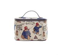 Signare Classic Paddington Bear Woven Tapestry Vanity Travel Toiletries Make Up Cosmetics Multi Purpose Storage Bag Case Box - One Size Measures Approx 9 Inches (W) x 6 Inches (H)