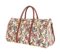 Signare William Morris Tapestry Duffel Bag - Large Weekender Overnight Travel Bag for Women with Elegant Floral and Arts & Crafts Design