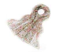 Signare Women's 100% Silk Lightweight and soft Scarf/Headwear with William Morris Design (Honeysuckle)