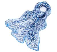 Signare Women's 100% Silk Lightweight and soft Scarf/Headwear with William Morris Design (Willow Bough)