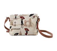 Signare Womens Tapestry Fashion Shoulder Handbag Across Body Messenger Bag in Miss London Design