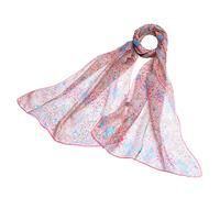 Signare Woment's 100% Silk Lightweight and soft Scarf/Headwear with William Morris Design (Hyacinth)
