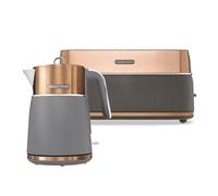 Signature 1.5L Kettle & 4 Slice Toaster Copper Morphy Richards Copper One Size