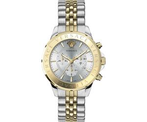 Signature 44mm Chronograph- male- Versace- Watches- Multicolor- ONE SIZE- Accessories ONE SIZE