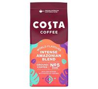 Signature Blend Coffee 200g Range - Barista Style Coffee at Home (Costa Coffee Intense Amazonian Blend Ground Coffee 200g)