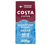 Signature Blend Coffee 200g Range - Barista Style Coffee at Home (Costa Coffee Signature Blend Decaf Ground Coffee 200g)