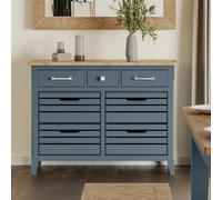 Signature Blue Sideboard - 7 Drawer