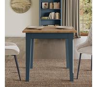 Signature Blue Square Dining Table - 2 Seater - 80cm