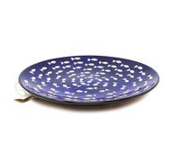 Signature Blue & White Fish Hand Painted Ceramic Kitchen Dining Large Platter (Diam) 42cm Verano Spanish Ceramics Multi One Size