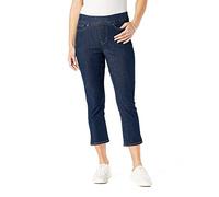 Signature by Levi Strauss & Co. Gold Label Women's Full Slimming Pull-On Capri (Standard & Plus) Jeans, (New) Palm Gardens, UK 16