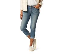 Signature by Levi Strauss & Co. Gold Label Women's Mid-Rise Slim Fit Capris, Blue Ice, 6