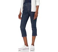 Signature by Levi Strauss & Co. Gold Label Women's Totally Shaping Pull On Capri (Also Available in Plus Size), Indigo Rinse, 8