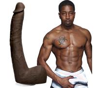 Signature Cocks Isiah Maxwell Ultraskyn Cock with Suction Cup 10 Inch