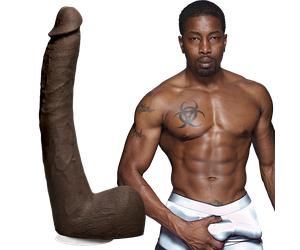 Signature Cocks Isiah Maxwell Ultraskyn Cock with Suction Cup 10 Inch
