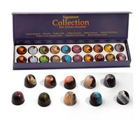Signature Collection 20-Piece Luxury Artisan Chocolate Bonbon Gift Box - Handcrafted Gourmet Assorted Chocolates with Pralines, Truffles & Fruit Creams - Elegant Gift for Xmas/New Year 2026