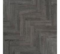 Signature Collection Luxury Vinyl Gluedown Parquet - Charred Oak
