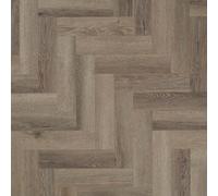 Signature Collection Luxury Vinyl Gluedown Parquet - Smoked Oak