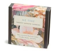 Signature Collection - Me Time (Floral). 12 x Twenty Minute Candles with a Ceramic Holder.