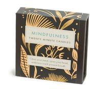 Signature Collection - Mindfulness (Folk). 12 x Twenty Minute Candles with a Ceramic Holder.