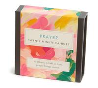 Signature Collection - Prayer (Abstract). 12 x Twenty Minute Candles with a Ceramic Holder.