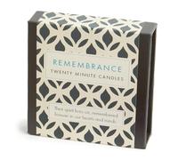 Signature Collection - Remembrance (Vintage). 12 x Twenty Minute Candles with a Ceramic Holder.
