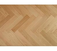 Signature Collection Select Oak Herringbone 15/4 X 120 X 600 Raw And Matt Lacquered