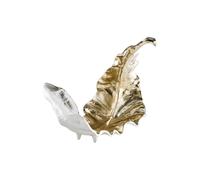 Signature Design by Ashley Darinsen Art Deco Aluminum Leaf Sculpture, Metallic & Chrome