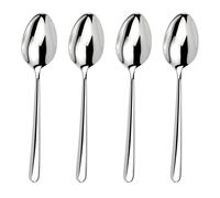 Signature 'Echo' Stainless Steel Set Of 4 Serving Spoons Cutlery Set Arthur Price Silver One Size