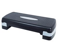 Signature Fitness Adjustable Workout Aerobic Stepper Step Platform Trainer, Medium, Black/Gray